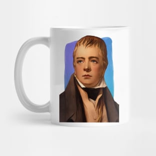 Scottish Novelist Walter Scott illustration Mug